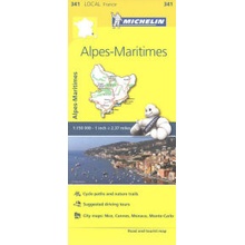 Alpes-Maritimes local Michelin map –