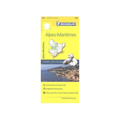 Alpes-Maritimes local Michelin map –