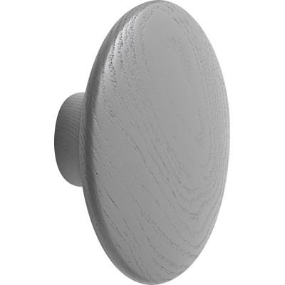 Muuto Кука за стена Dots Wood 6, 5 см тъмносива (03204)
