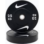 Nike strength Бъмпер тежести Nike Strength Rubber Bumper Plates 25 kg black/white