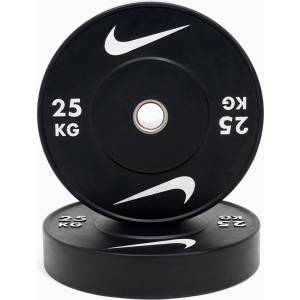Nike strength Бъмпер тежести Nike Strength Rubber Bumper Plates 25 kg black/white