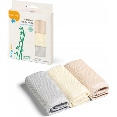 BabyOno Uteráčiky bambusové multifunkčné 25x25 cm 3 ks