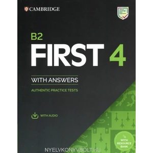 B2 First 4. Student's Book with Answers with Audio with Resource Bank (ISBN: 9781108780148)