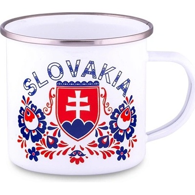 Valach Plechový hrnček Slovakia znak folk 300 ml