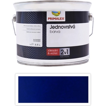 PRIMALEX 2v1 syntetická antikorózna farba na kov 2,5L Modrá