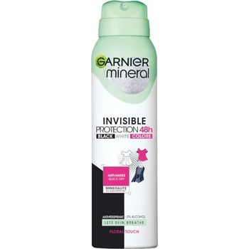 Image 1 of Garnier Mineral Спрей дезодорант Invisible, Floral touch, 150 ml