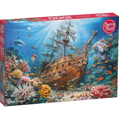 Cherry Pazzi - Puzzle Sunken Treasure - 1 000 piese