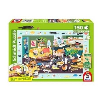 Schmidt Spiele Puzzle PQ 150 Cats Everywhere G3