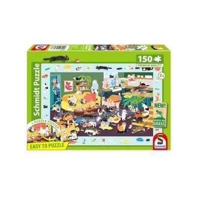 Schmidt Spiele Puzzle PQ 150 Cats Everywhere G3