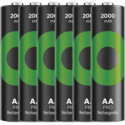 GP ReCyko Pro AA 2000mAh 6ks 1032226200 – Zboží Živě