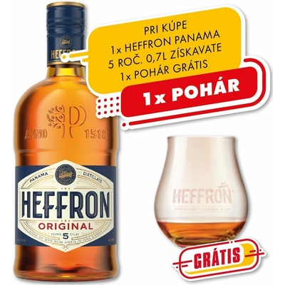 Heffron Panama 5y 35% 0,7 l (čistá fľaša)