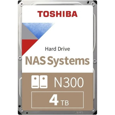 Toshiba N300 3.5 4TB 7200rpm 256MB SATA (HDWG440UZSVA)