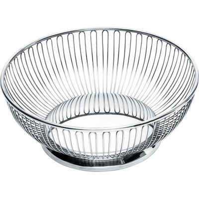 Alessi Кошница за плодове 826 24 см, сребърен, неръждаема стомана, Alessi (AL82624)