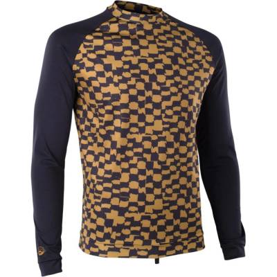 ION Rashguard Maze LS men checkered gold