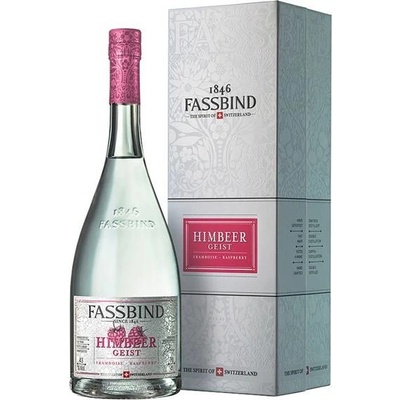 Fassbind Eau de Vie Framboise Malina 43% 0,7 l (karton)