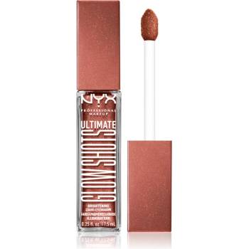 NYX Cosmetics Ultimate Glow Shots течни очни сенки с брокат цвят 15 Pear Prize 7, 5ml