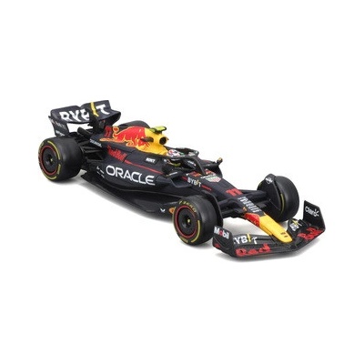 Bburago RACE Formula F1 Red Bull Racing RB19 2023 11 Sergio Pérez with driver and decorative box 1:43