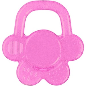 Babyono Бебешка гризалка Babyono - Цвете, 3 м+, розова (8270101)