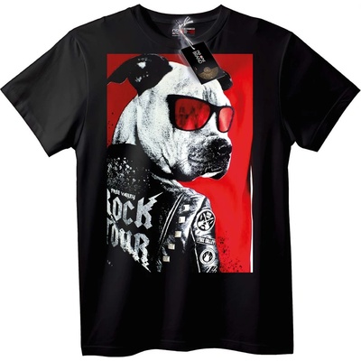 NOONEBRAND Тениска Rock Dog - 2XL, White