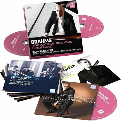Angelich N., Renaud C., Gautier C., Paavo J. - Brahms - Piano Concertos, Piano Works, Violin Sonatas, Piano Trios - 10 CD