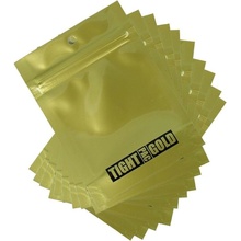 TightPac Golden Bag vzduchotěsný uzavíratelný sáček 10 x 9 cm