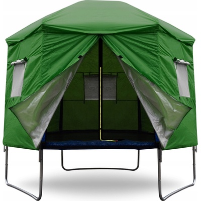 Aga Stan na trampolínu 305 cm tmavo zelená