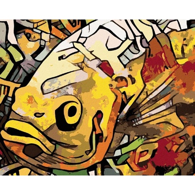 Malování podle čísel Graffiti ryba