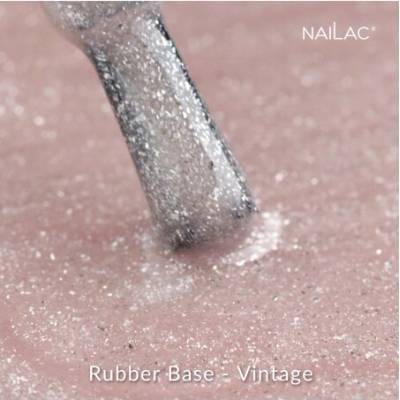 NaiLac Kaučuková báze na nehty Vintage 7 ml