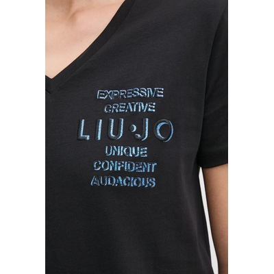 Liu Jo Памучна тениска Liu Jo (TA5172.JS923)