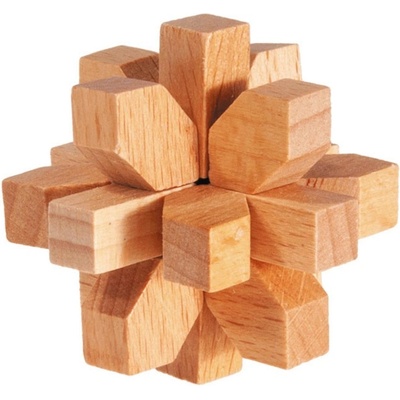 Fridolin Логически дървен 3D пъзел Fridolin - Кристал (F17702)