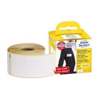 Avery Zweckform name tags in thermal printer roll, 200etics/1roll, 41 x 89 mm, removable, white