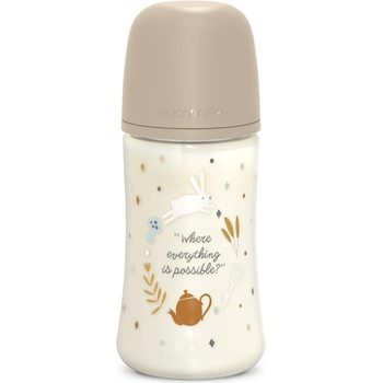 Suavinex Wonderland SX Pro Physiological Anti-Colic бебешко шише M Medium Flow 3 m+ Cream 270ml