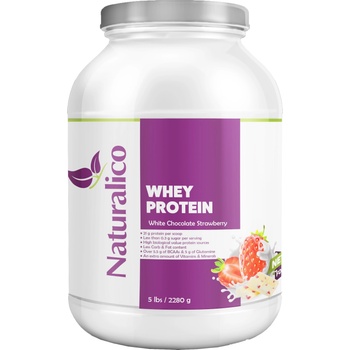 Naturalico Whey Protein, бял шоколад с ягода, 2280 g, Naturalico