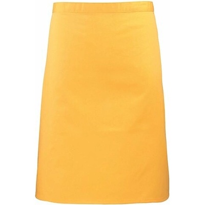 Premier Workwear Pracovní zástěra středně dlouhá PR151 Sunflower Pantone 136c 70x50cm