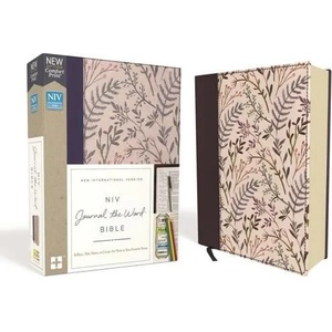 NIV, Journal the Word Bible, Cloth over Board, Pink Floral, Red Letter, Comfort Print | ZONDERVAN (ISBN: 9780310450269)