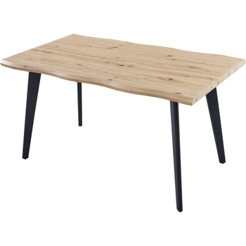 Image 1 of ЕВРОМАР Трапезна маса victor дъб небраска натур/черно