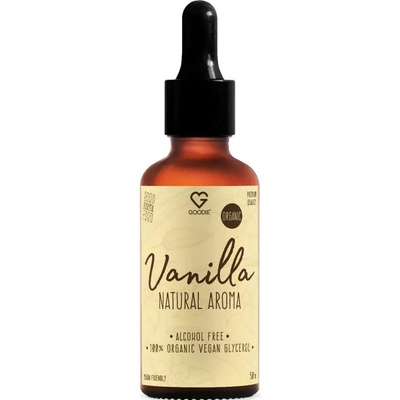 GOODIE Přírodní aroma z bourbonské vanilky BIO Organic Bourbon Vanilla natural aroma 50 ml – Sleviste.cz