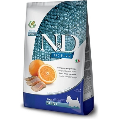 N&D Ocean canine Adult Mini Herring & Orange 0,8 kg