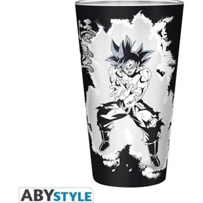 DRAGON BALL SUPER Premium Large Glass Goku Vegeta box x2 400 ml