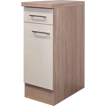 Flex-Well Orlando spodná, zásuvky + dvierka, 30 x 86 x 57,1 cm