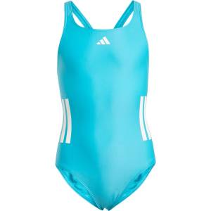 Adidas Детски бански костюм adidas Kid's 3 Stripes Bold Swimsuit - Lucid Cyan / White - размер 170 (EU) (750-1881-0318)