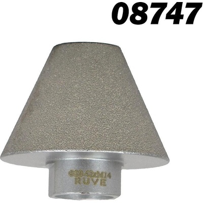 UNI Диамантен конус за оформяне на отвори в плочки, порцелан, стъкло, керамика, скосен, 20-48 мм диаметър на отвори (uni-08747)