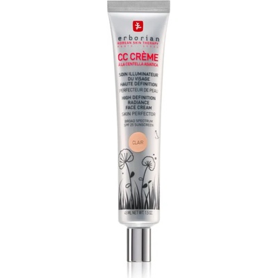 Erborian CC Crème Centella Asiatica CC крем за уеднаквяване тена на лицето SPF 30 цвят Clair 40ml