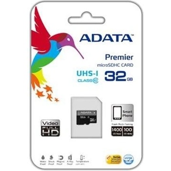 ADATA Premier microSDHC 32GB UHS-I U1 AUSDH32GUICL10-R