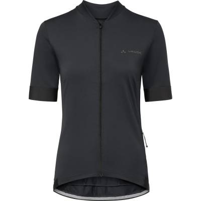 Vaude Дамска фланелка с къс ръкав за колоездене Vaude Women's Kuro Full-Zip Tricot II Cycling jersey - Black - размер 38 (EU) (156-2124-0412)
