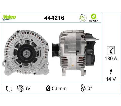 Alternátor VALEO 444216