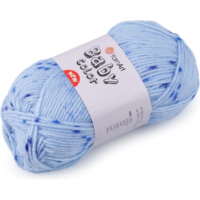Pletací příze Baby Color 50 g Varianta: 15 (207) modrá světlá, Balení: 1 ks 51220/126233/252913