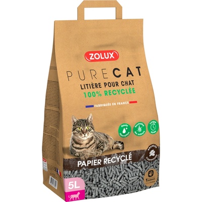 Zolux Podstielka PURECAT recyklovaná papierová 5 l