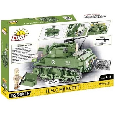 Cobi 2279 II WW H.M.C. M8 Scott, 1:35, 525 k, 1 f