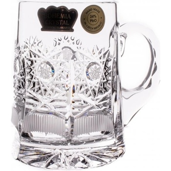 Royal Crystal Broušená sklenice na pivo miniatura 70 ml